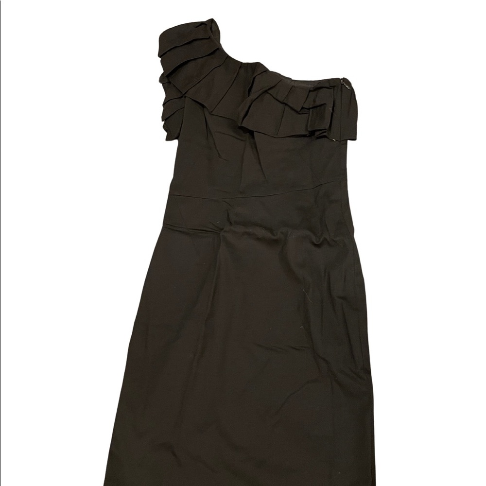 Rachel Zoe one shoulder little black dress